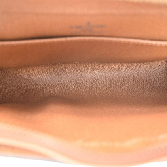 LOUIS VUITTON Orsay Clutch Hand Bag Monogram Leather Brown France - Picture 7 of 15